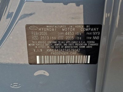 2026 Hyundai SONATA SEL Sport
