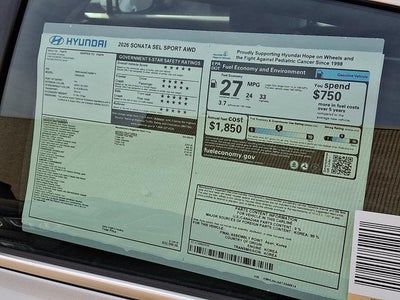 2026 Hyundai SONATA SEL Sport