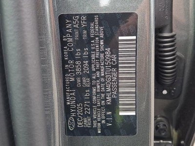 2026 Hyundai ELANTRA SEL Sport