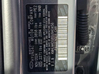 2025 Hyundai ELANTRA SEL Sport