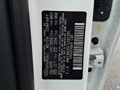 2026 Hyundai ELANTRA SEL Sport Plus