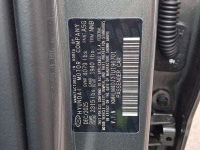 2026 Hyundai ELANTRA HYBRID Blue