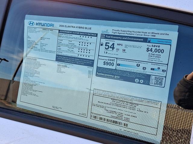 2026 Hyundai ELANTRA HYBRID Blue