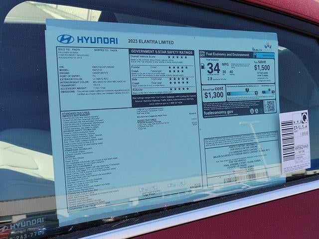2023 Hyundai ELANTRA Limited