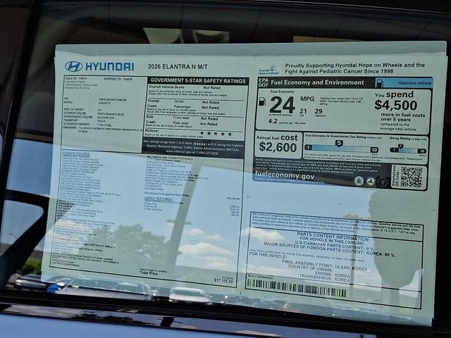 2026 Hyundai ELANTRA N Sedan