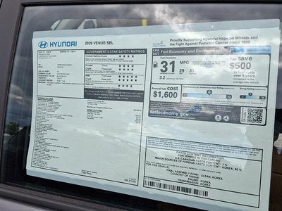 2026 Hyundai VENUE SEL
