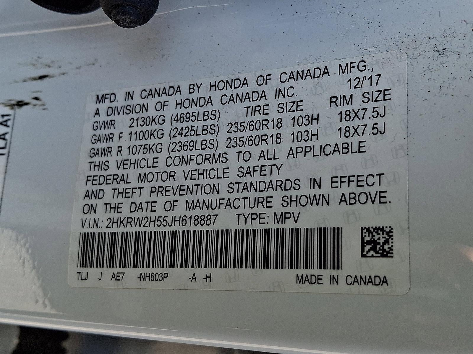 2018 Honda CR-V EX
