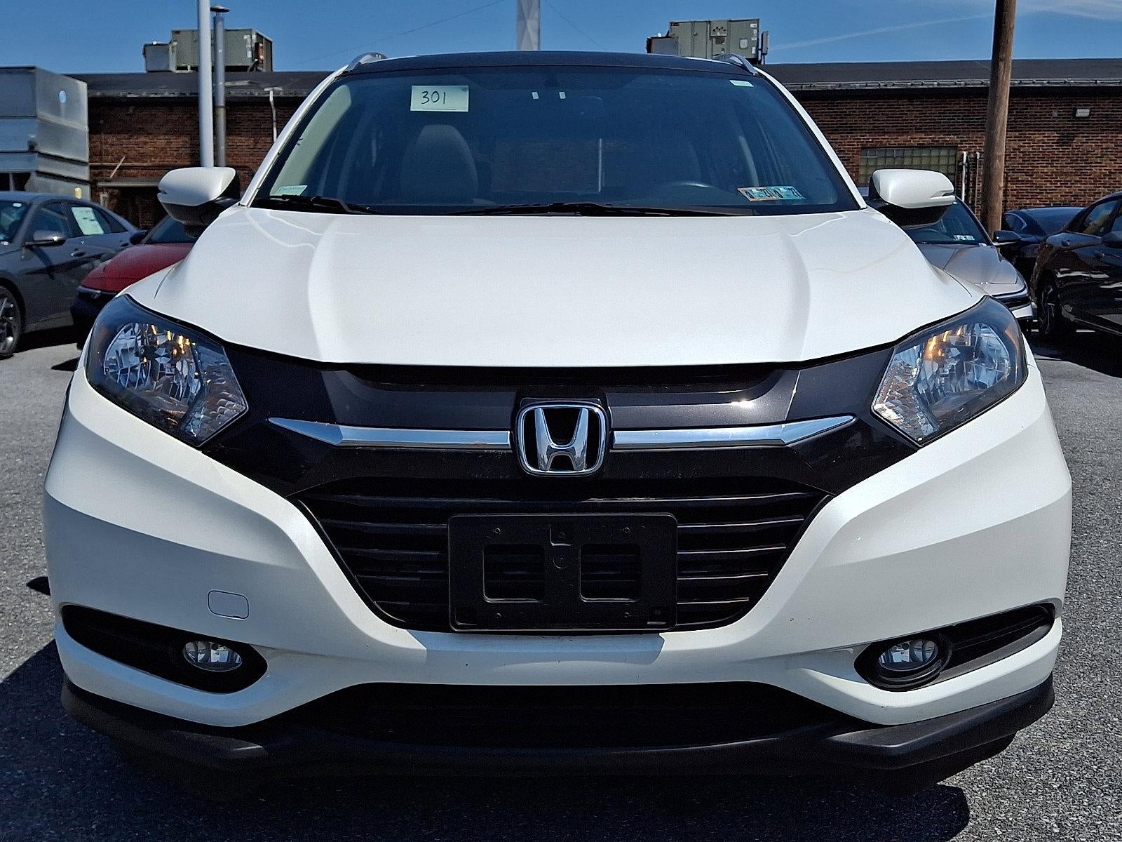 Used 2016 Honda HR-V EX-L with VIN 3CZRU6H72GM728081 for sale in Harrisburg, PA