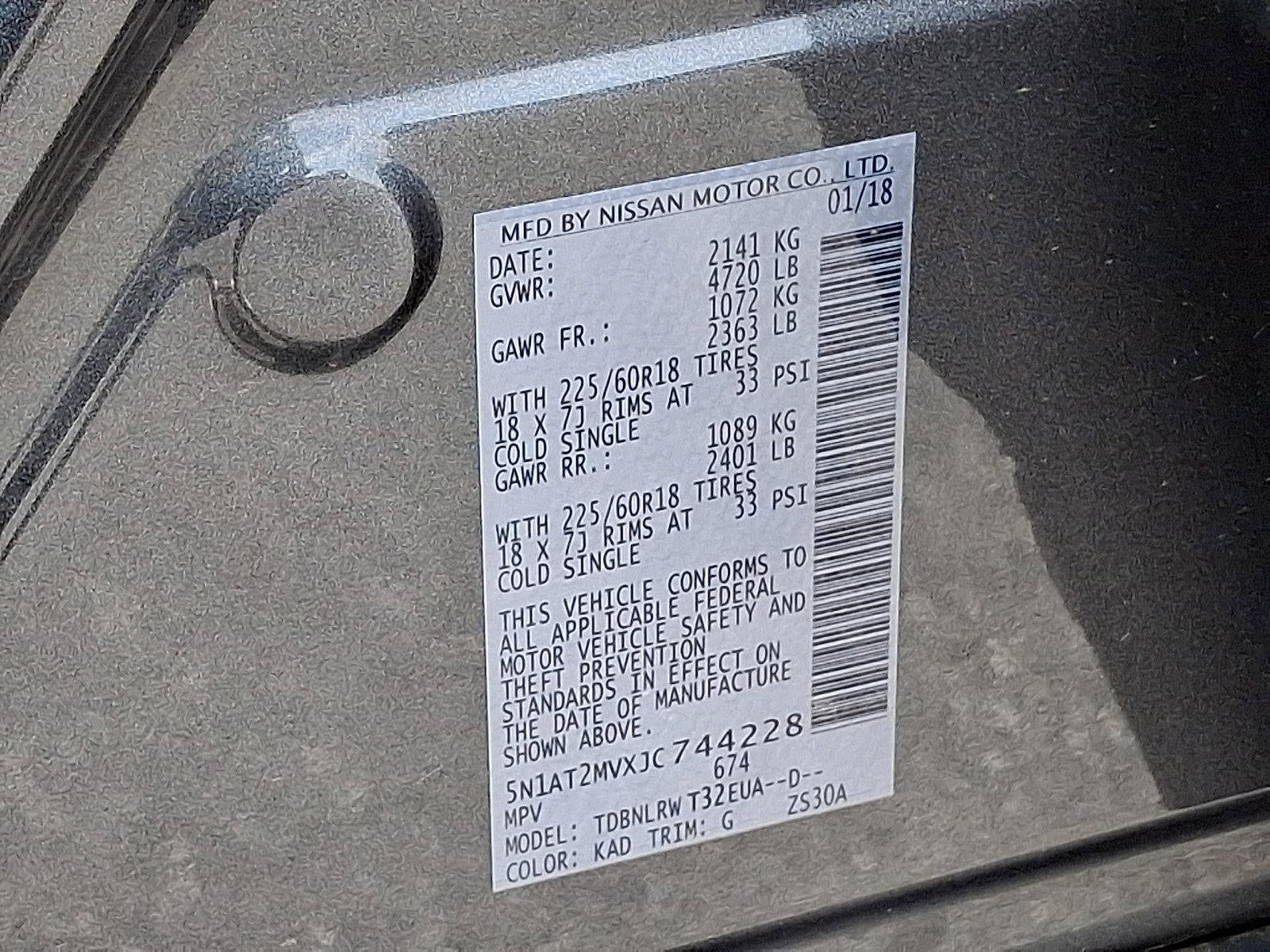 2018 Nissan Rogue SL