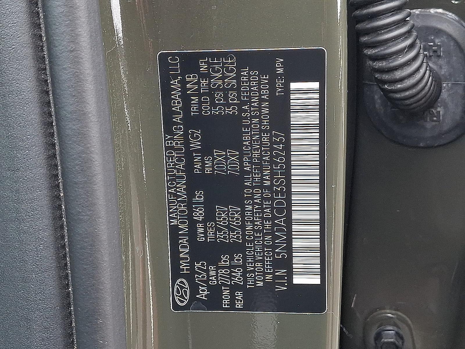 2025 Hyundai TUCSON SE