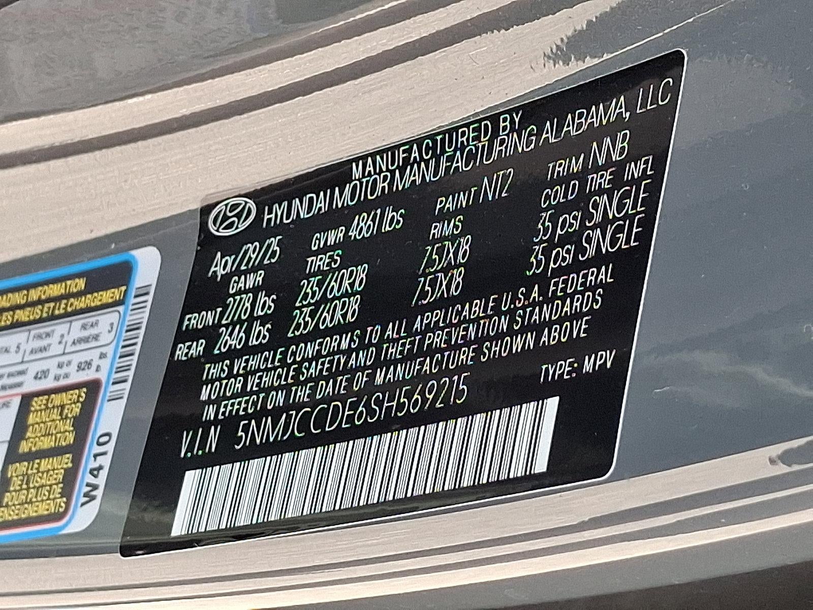2025 Hyundai TUCSON SEL Convenience
