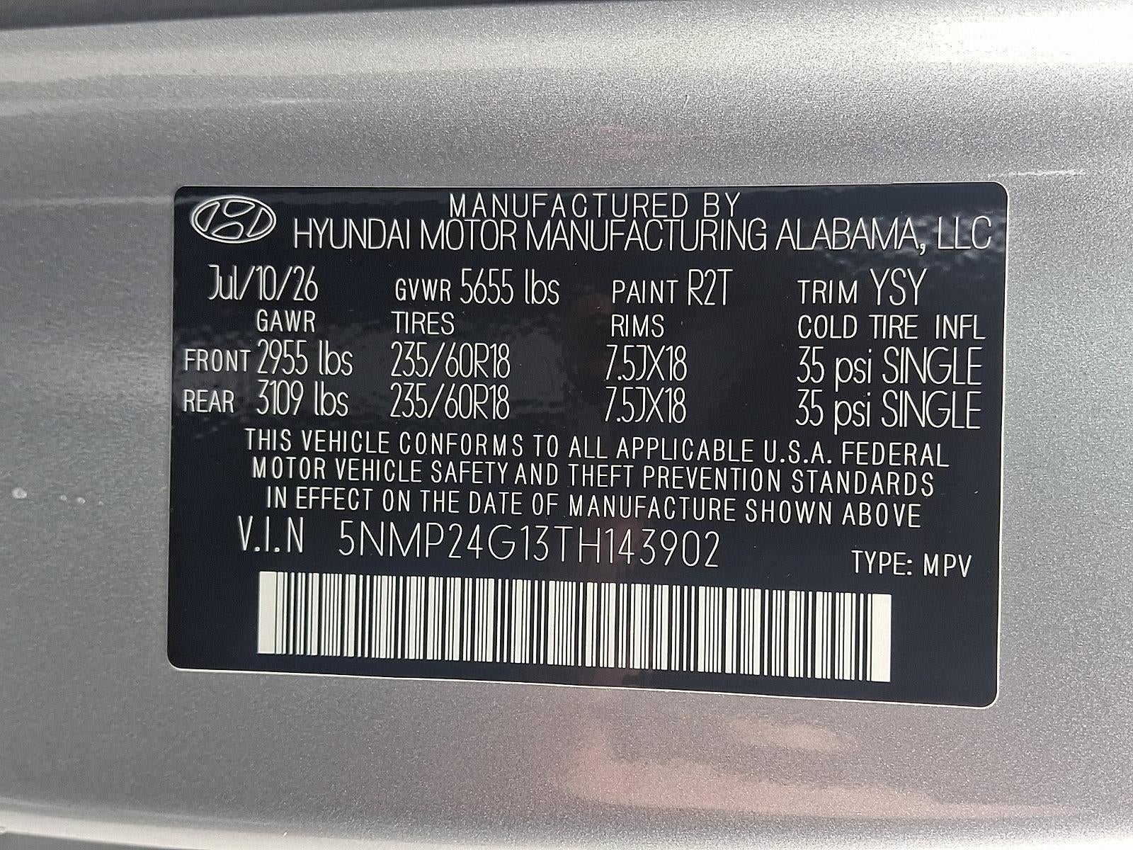 2026 Hyundai SANTA FE HYBRID SEL