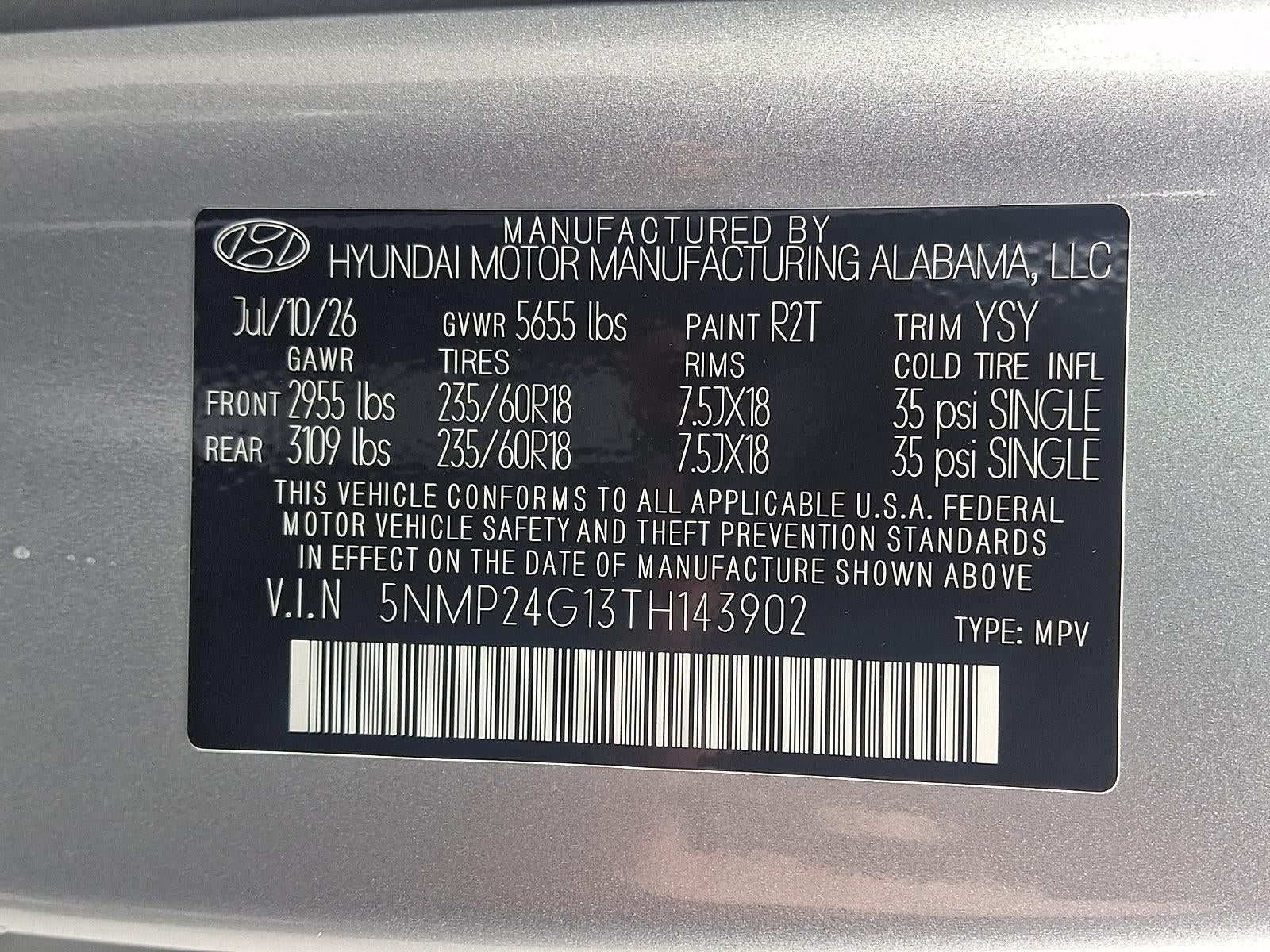 2026 Hyundai SANTA FE HYBRID SEL