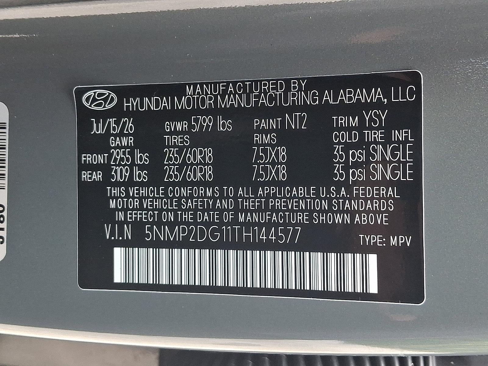 2026 Hyundai SANTA FE HYBRID SEL