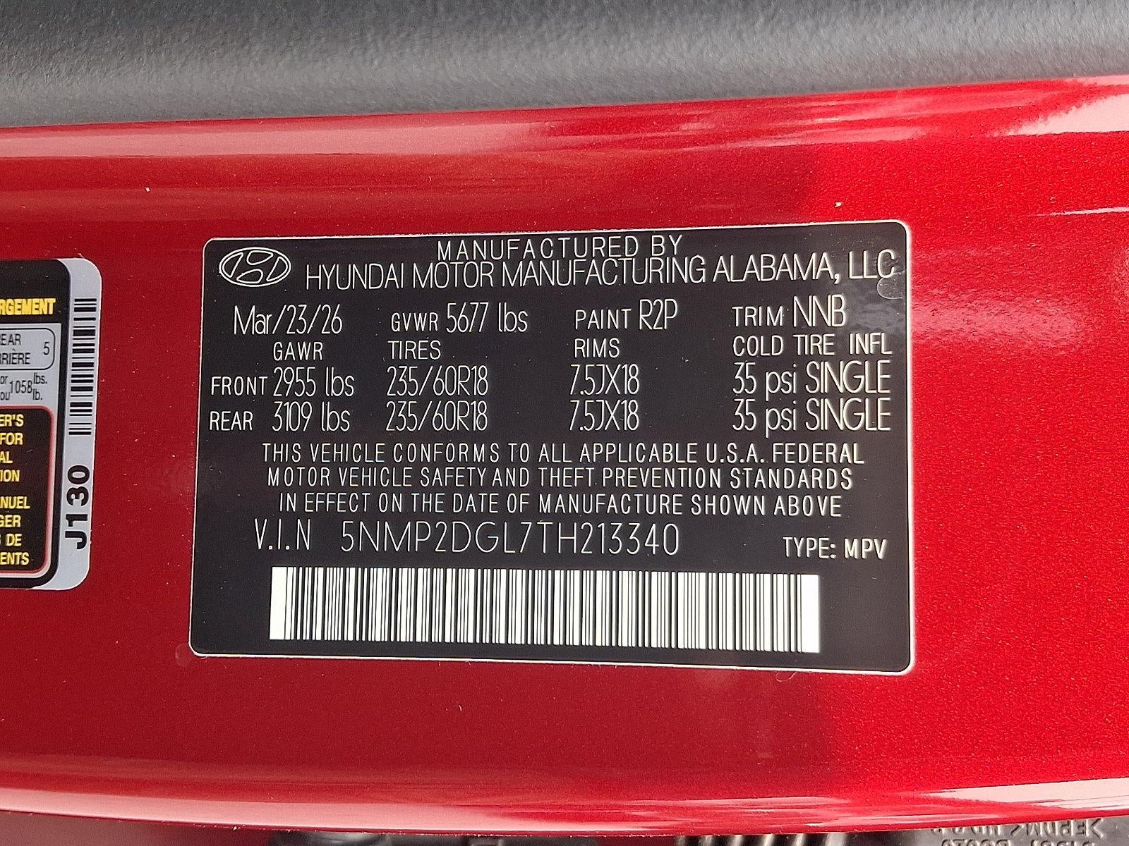 2026 Hyundai SANTA FE SEL AWD