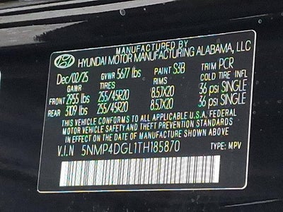 2026 Hyundai SANTA FE Limited AWD