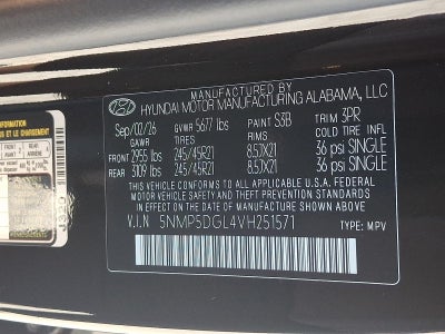 2027 Hyundai SANTA FE Calligraphy AWD