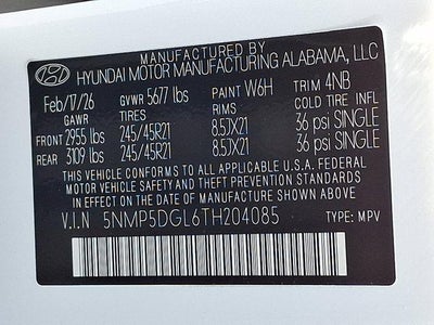 2026 Hyundai SANTA FE Calligraphy AWD