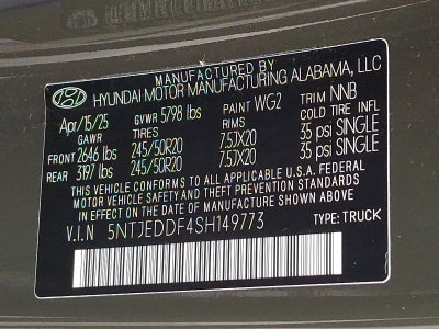 2025 Hyundai SANTA CRUZ Limited