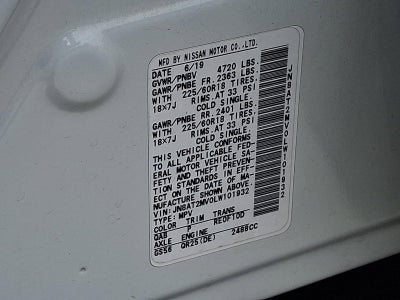 2020 Nissan Rogue SV