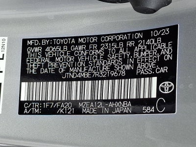 2024 Toyota Corolla Hatchback SE