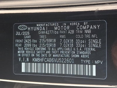 2027 Hyundai KONA SEL Sport AWD