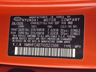 2027 Hyundai KONA SEL Sport AWD