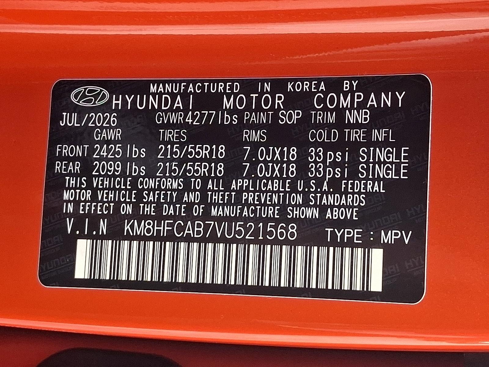 2027 Hyundai KONA SEL Sport AWD