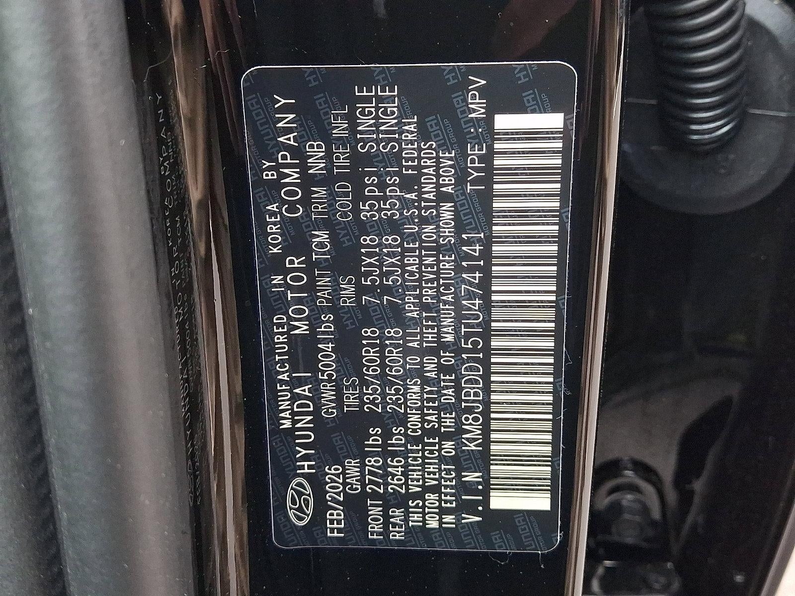 2026 Hyundai TUCSON HYBRID SEL AWD