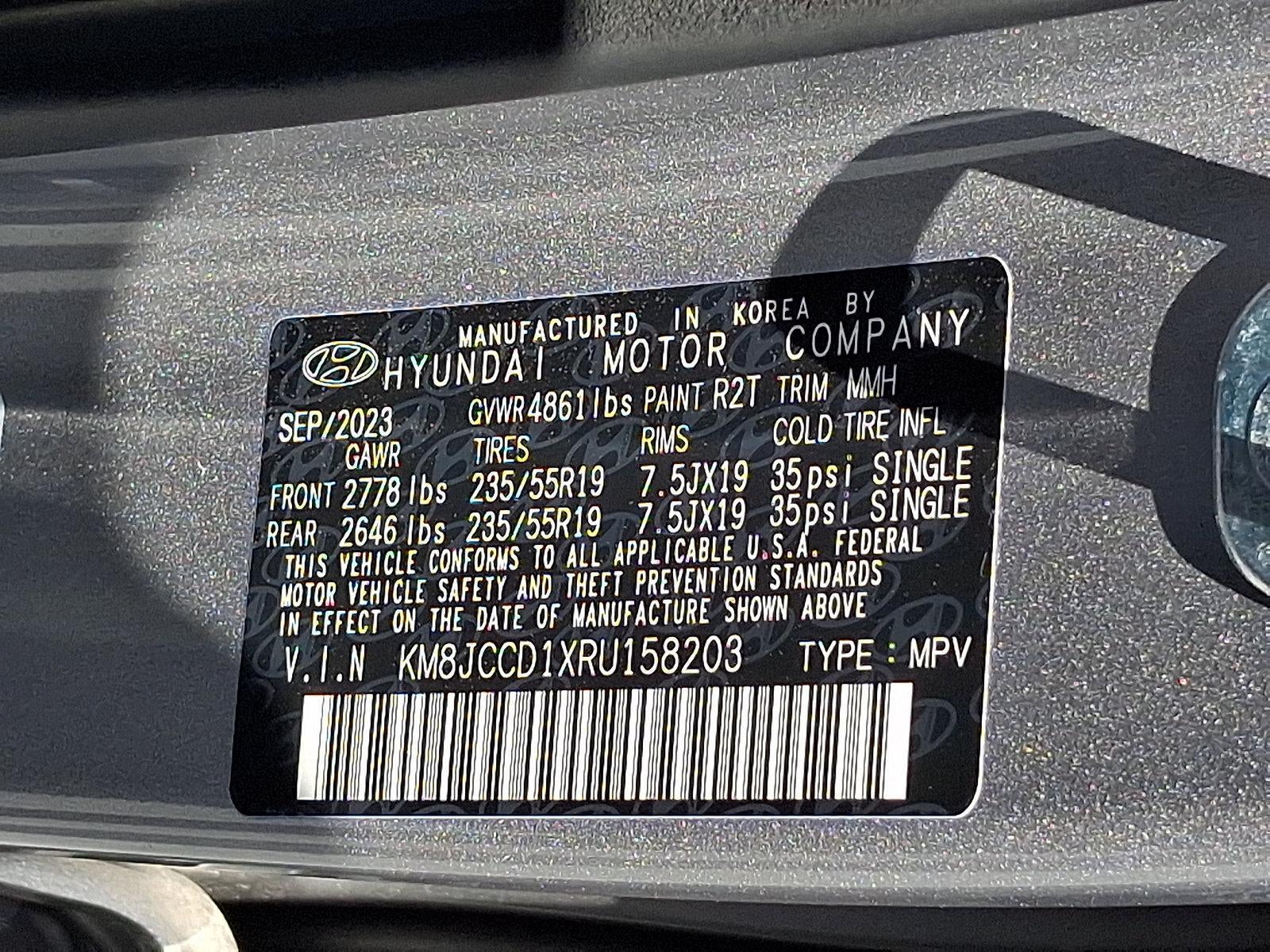 2024 Hyundai TUCSON HYBRID SEL Convenience
