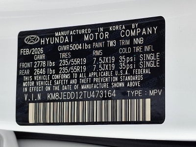 2026 Hyundai TUCSON HYBRID Limited