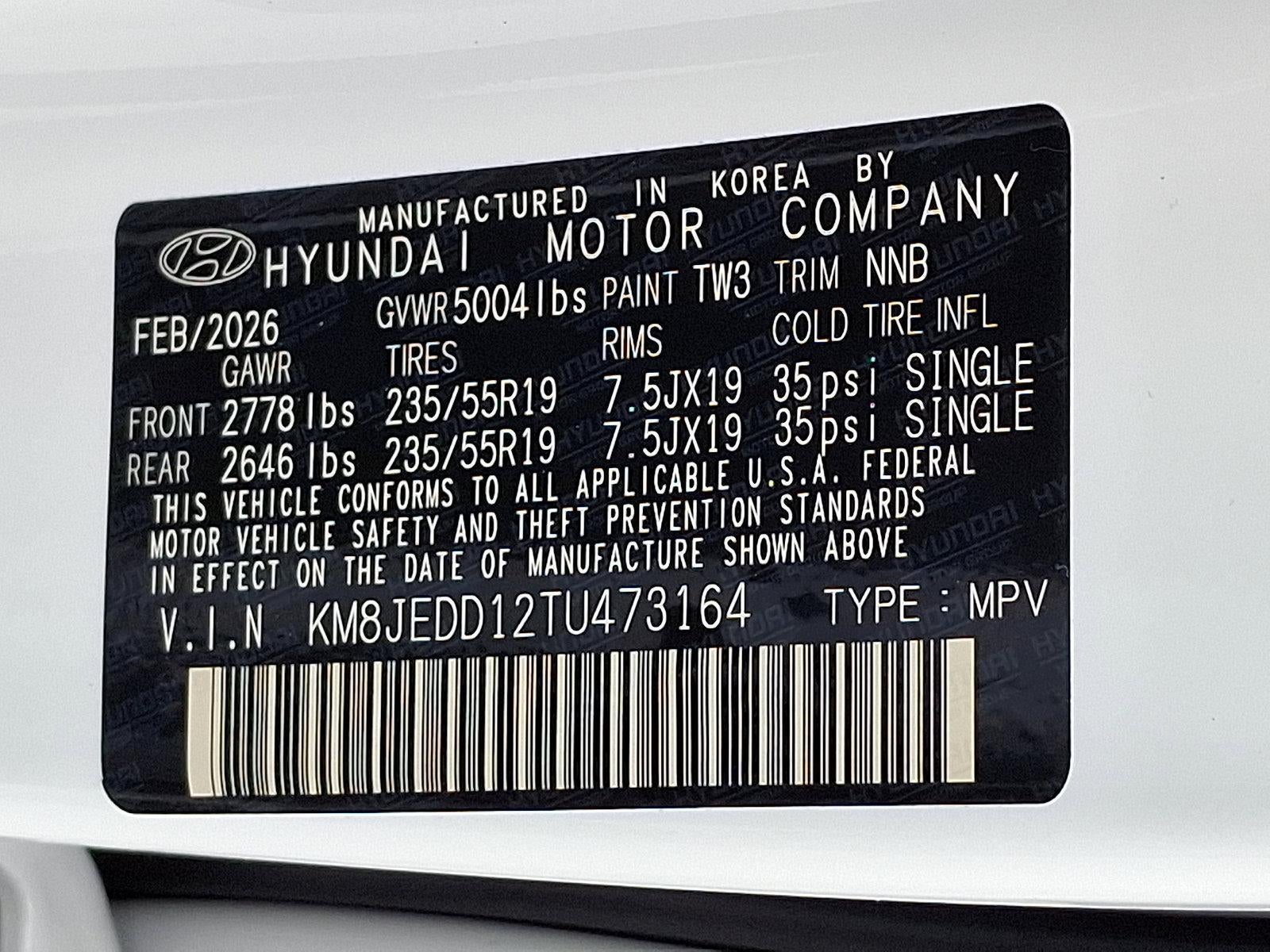 2026 Hyundai TUCSON HYBRID Limited