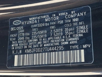 2026 Hyundai TUCSON PLUG-IN HYBRID Limited