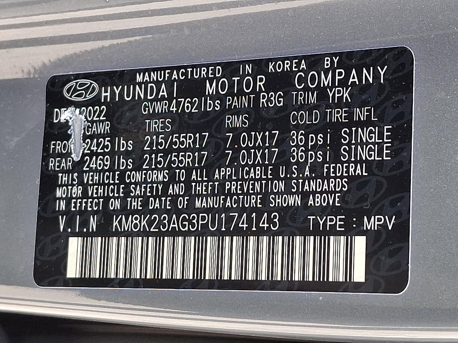 2023 Hyundai KONA ELECTRIC SE