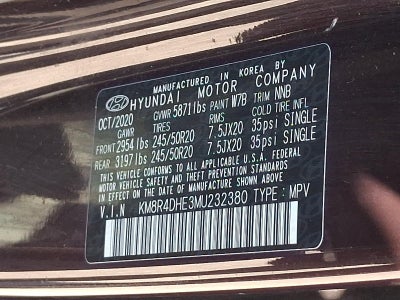 2021 Hyundai PALISADE SEL