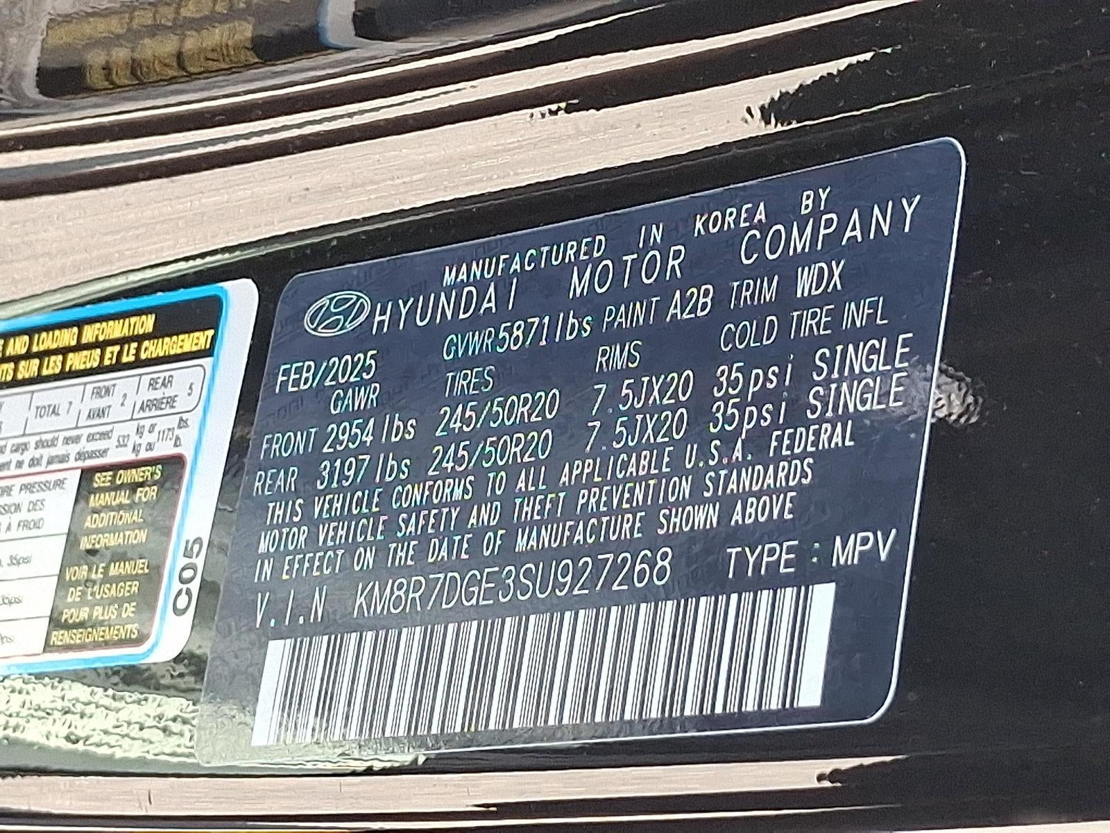 2025 Hyundai PALISADE Calligraphy