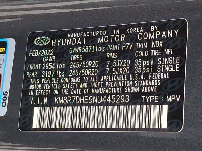 2022 Hyundai PALISADE Calligraphy