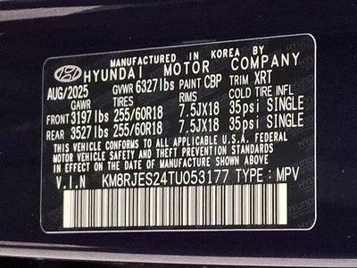 2026 Hyundai PALISADE XRT Pro