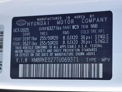 2026 Hyundai PALISADE Limited AWD