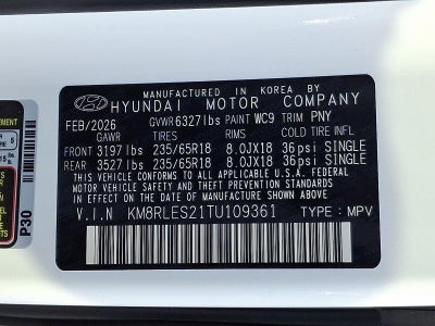 2026 Hyundai PALISADE SEL AWD