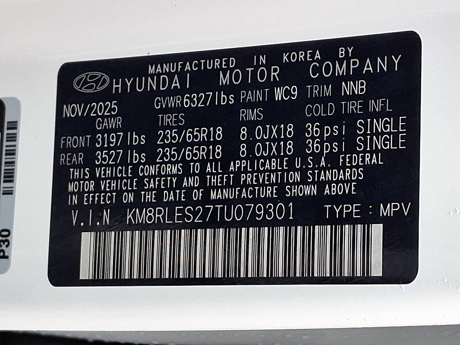 2026 Hyundai PALISADE SEL AWD