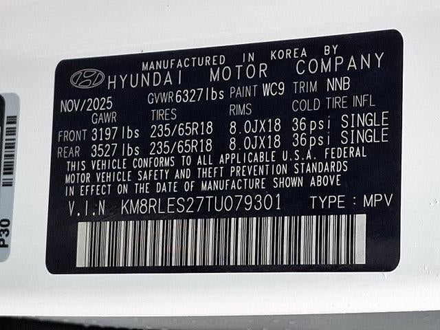 2026 Hyundai PALISADE SEL AWD