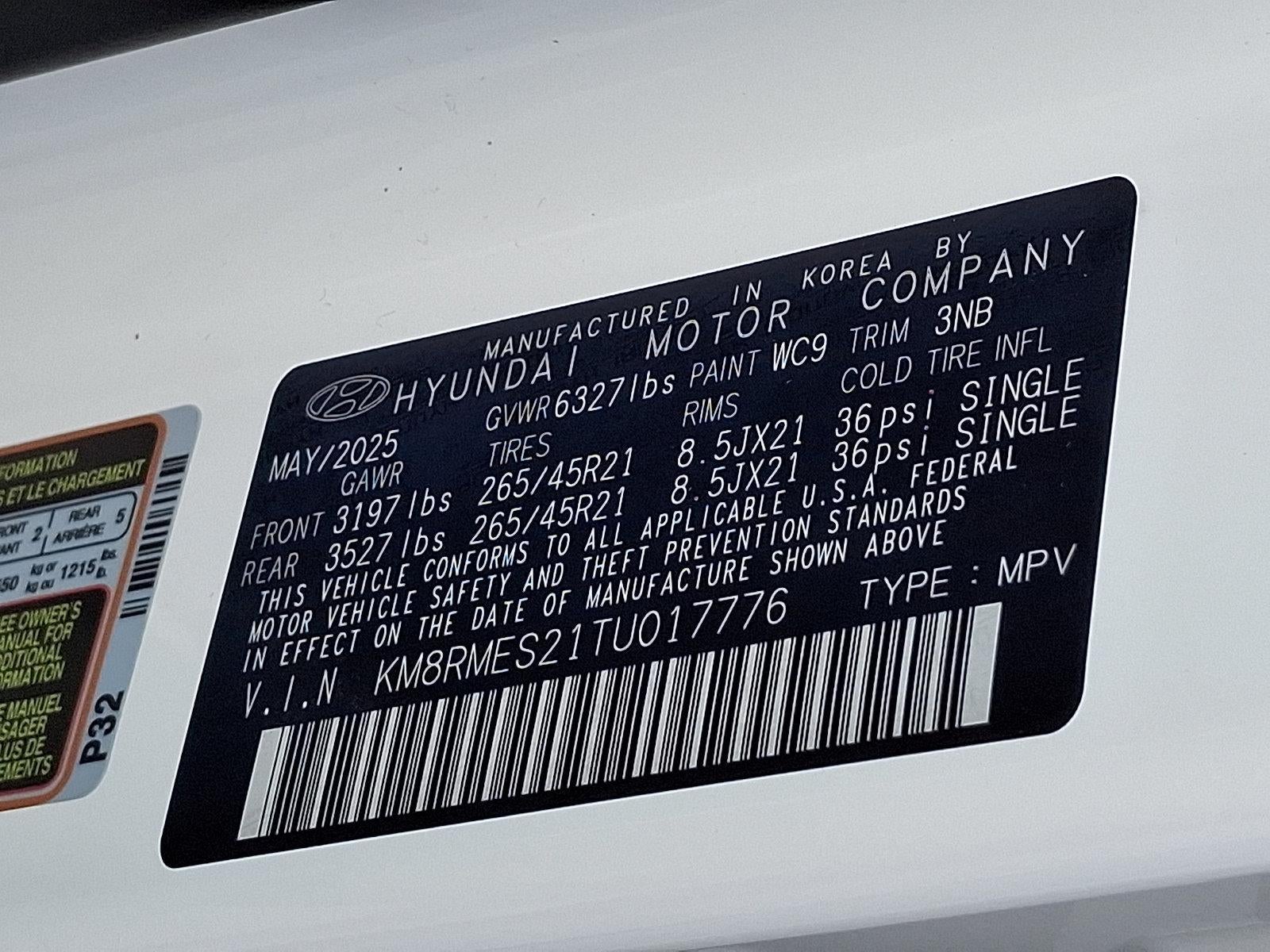 2026 Hyundai PALISADE Calligraphy
