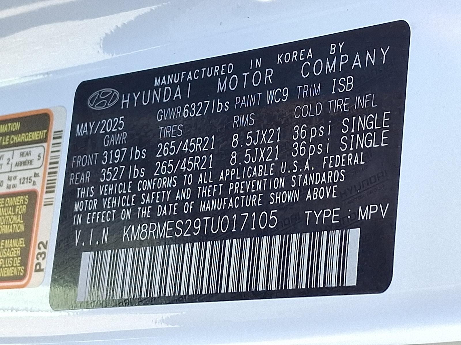 2026 Hyundai PALISADE Calligraphy
