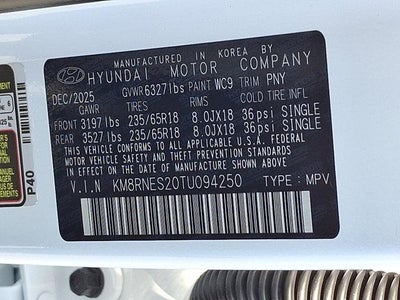 2026 Hyundai PALISADE SEL Premium AWD