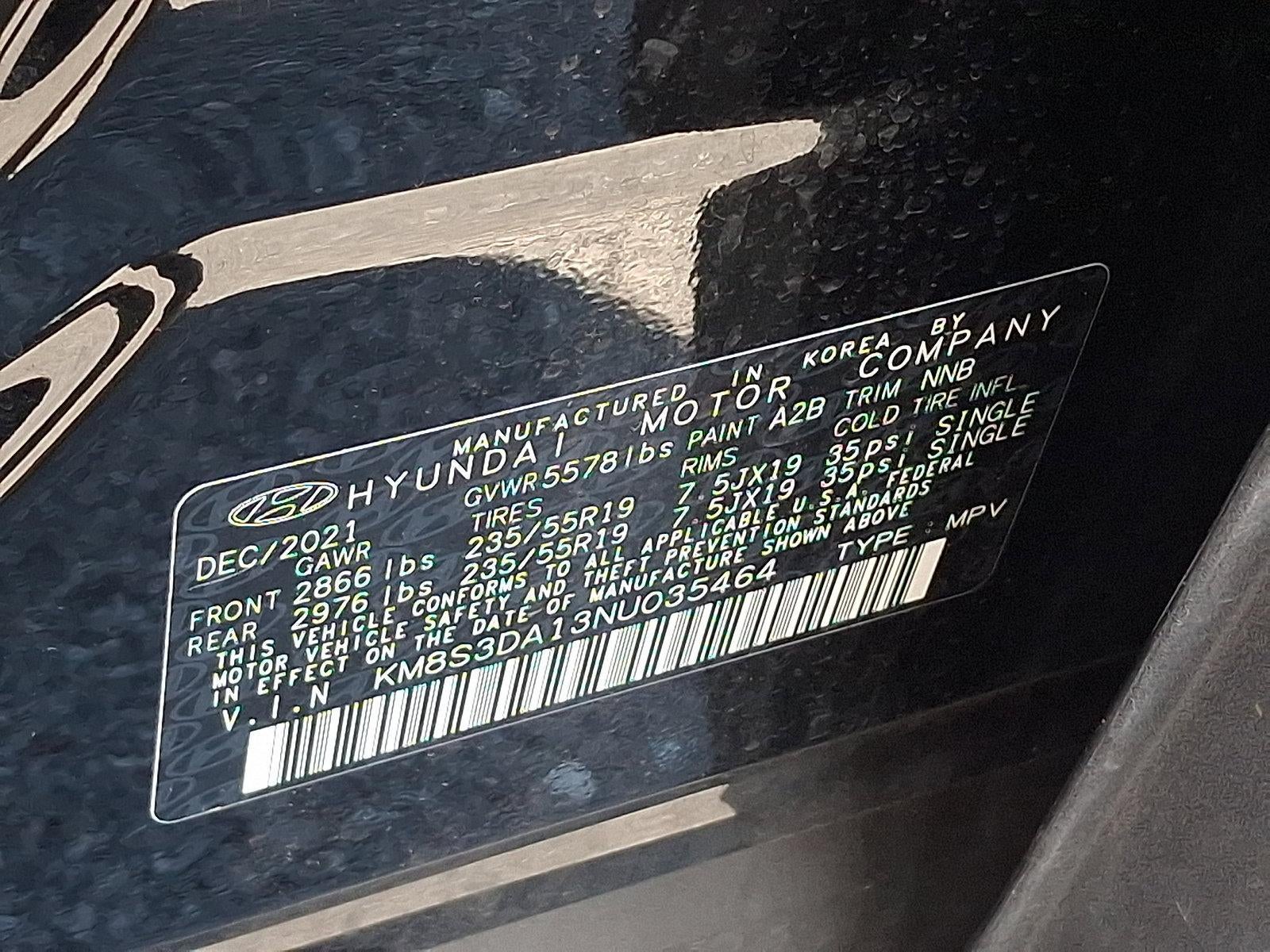 2022 Hyundai SANTA FE HYBRID SEL Premium