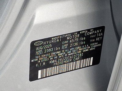 2026 Hyundai SONATA HYBRID Blue