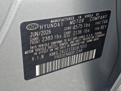 2026 Hyundai SONATA HYBRID Blue