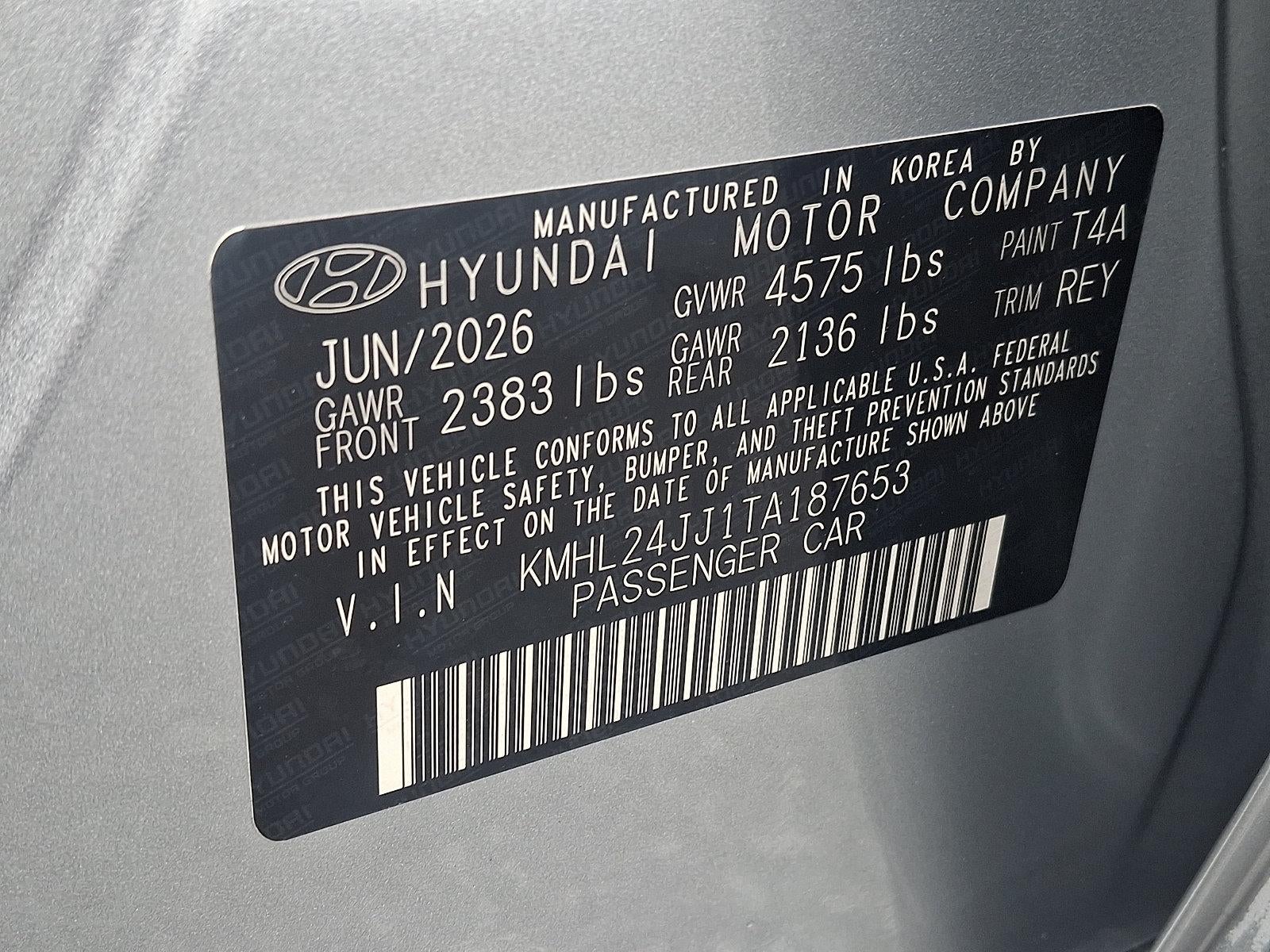 2026 Hyundai SONATA HYBRID Blue