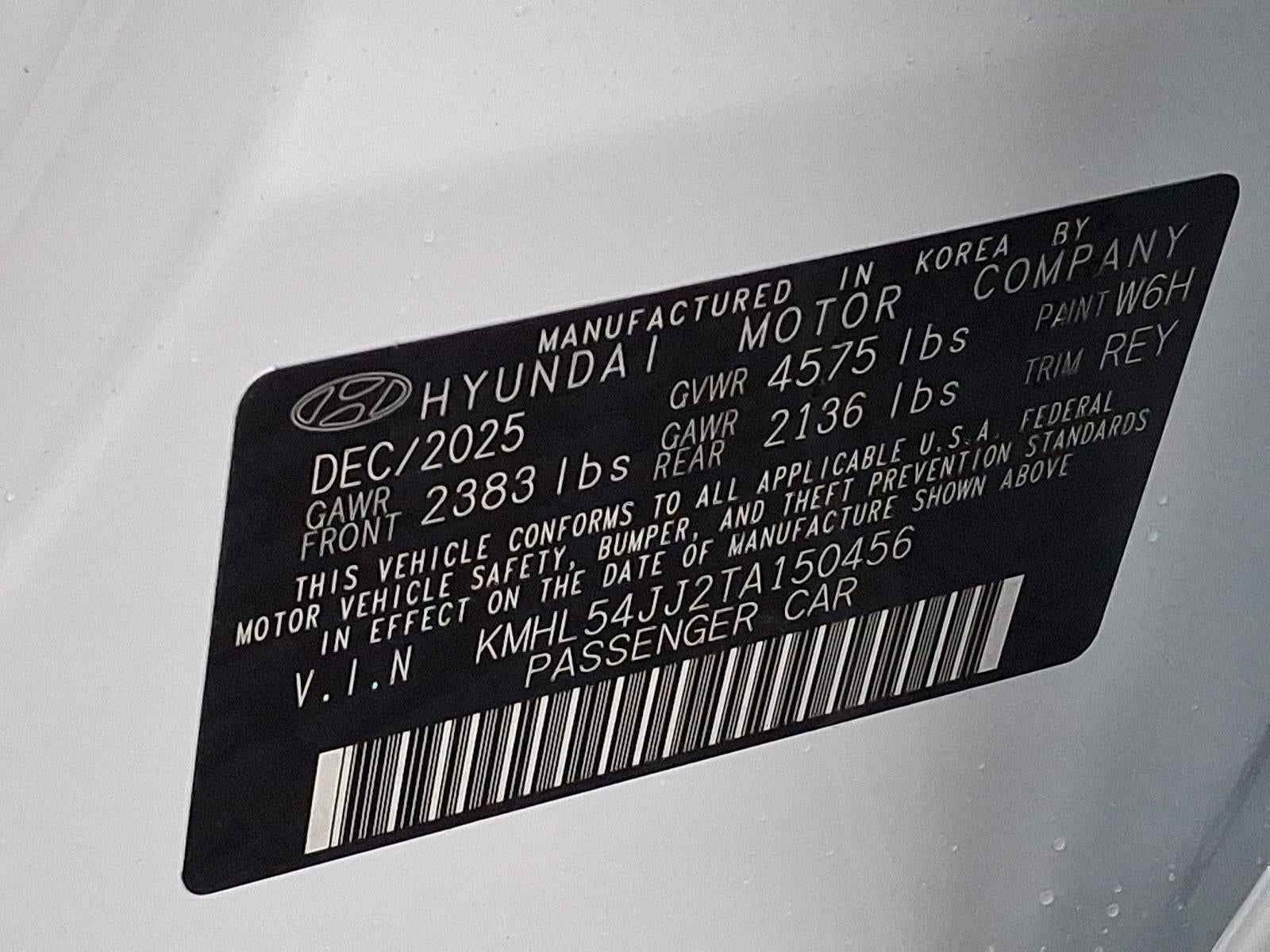 2026 Hyundai SONATA HYBRID Limited